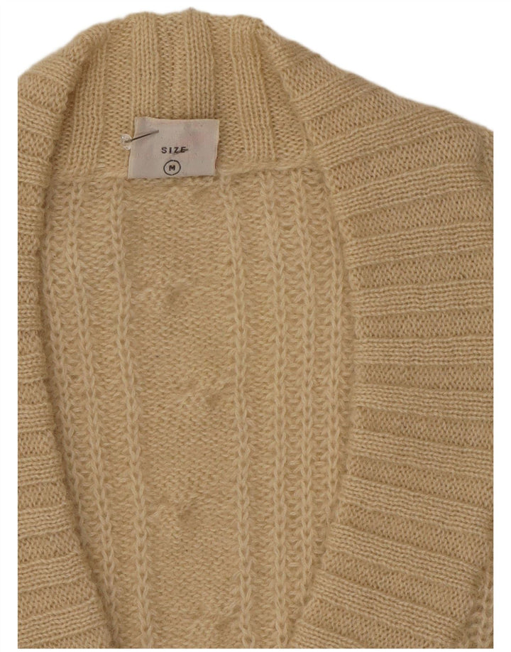 Belfe Herren-Cardigan-Pullover Medium Off White