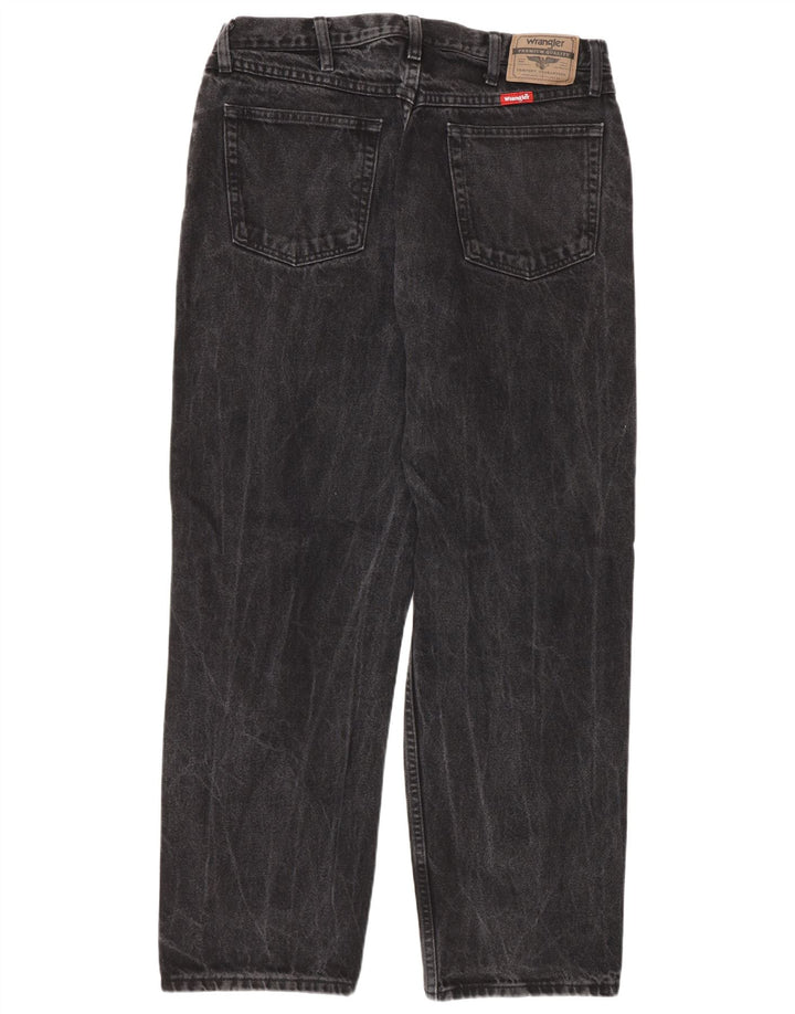Wrangler Herren Relaxed Fit Straight Jeans W36 L30 Graue Baumwolle