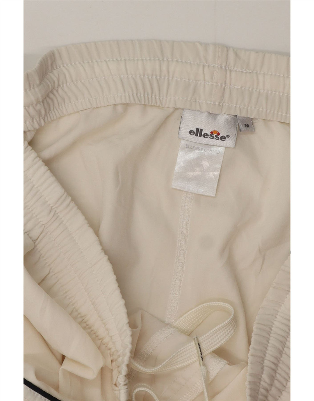 Ellesse Herren-Sportshorts Medium Off White Polyester