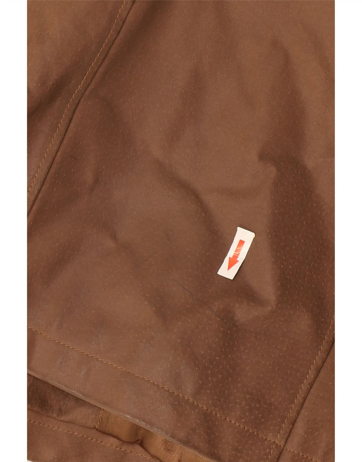 Route 66 Herren-Lederjacke, UK 38, mittelbeiges Leder