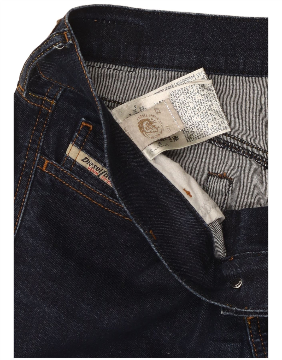 Diesel Damen Slim Jeans W27 L32 Blaue Baumwolle