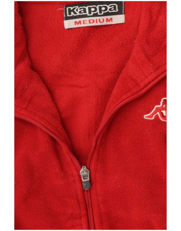 Kappa Herren Fleecejacke UK 38 Mittelrotes Polyester