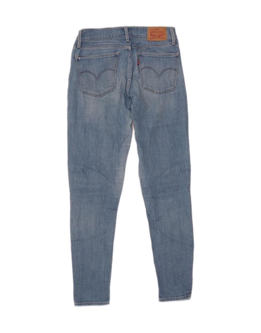 LEVI'S Womens 710 Skinny Jeans W27 L26 Blue Cotton Vintage Levi's and Second-Hand Levi's from Messina Hembry 