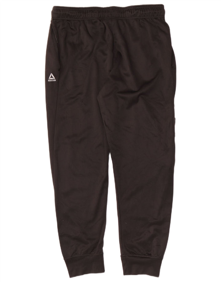 REEBOK Herren-Trainingshose, Jogginghose, Größe L, Schwarz, Polyester