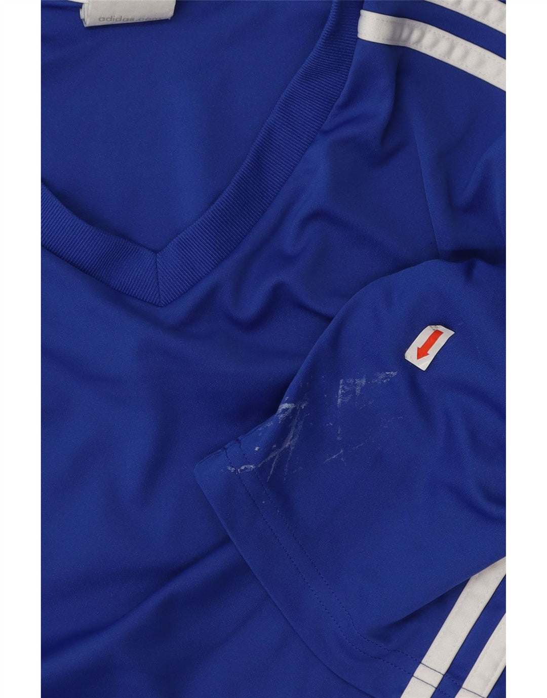 ADIDAS Herren Climalite T-Shirt Top Large Blau Polyester