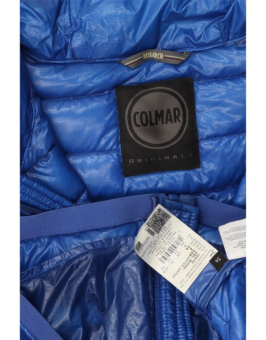 Colmar Herren-Jacke mit Kapuze, gepolstert, IT 54, Größe L, blau, Polyester