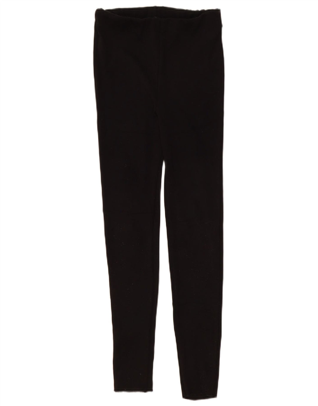 Zara Damen Leggings UK 12 Medium Schwarz Polyester