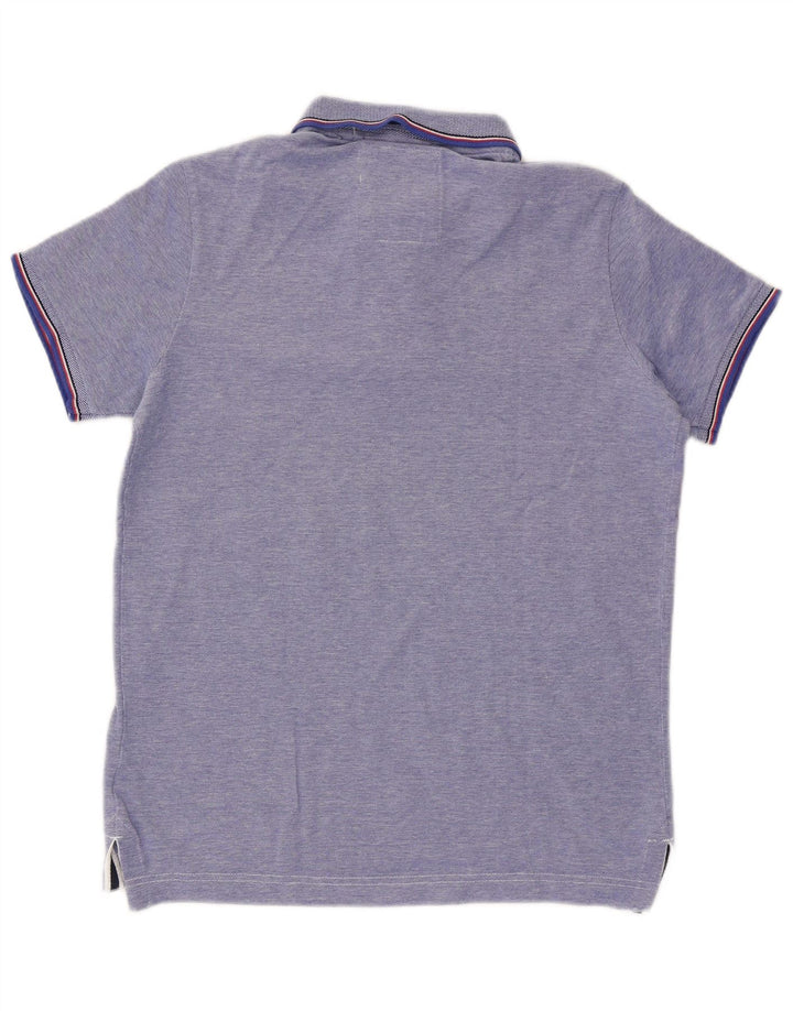 Superdry Herren Poloshirt Mittelblau gestreift