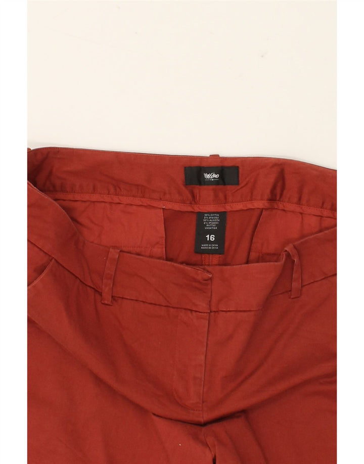 MOSSIMO Womens Chino Shorts US 16 XL W38 Orange Cotton Vintage Mossimo and Second-Hand Mossimo from Messina Hembry 
