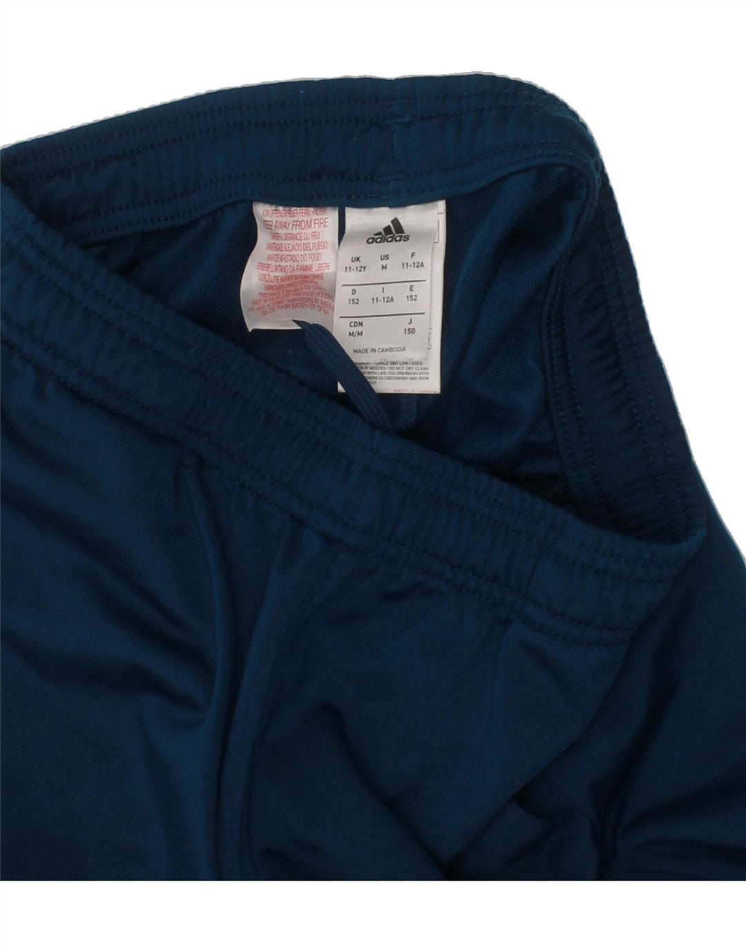 ADIDAS Boys Juventus Tracksuit Trousers 11-12 Years  Blue Polyester Vintage Adidas and Second-Hand Adidas from Messina Hembry 