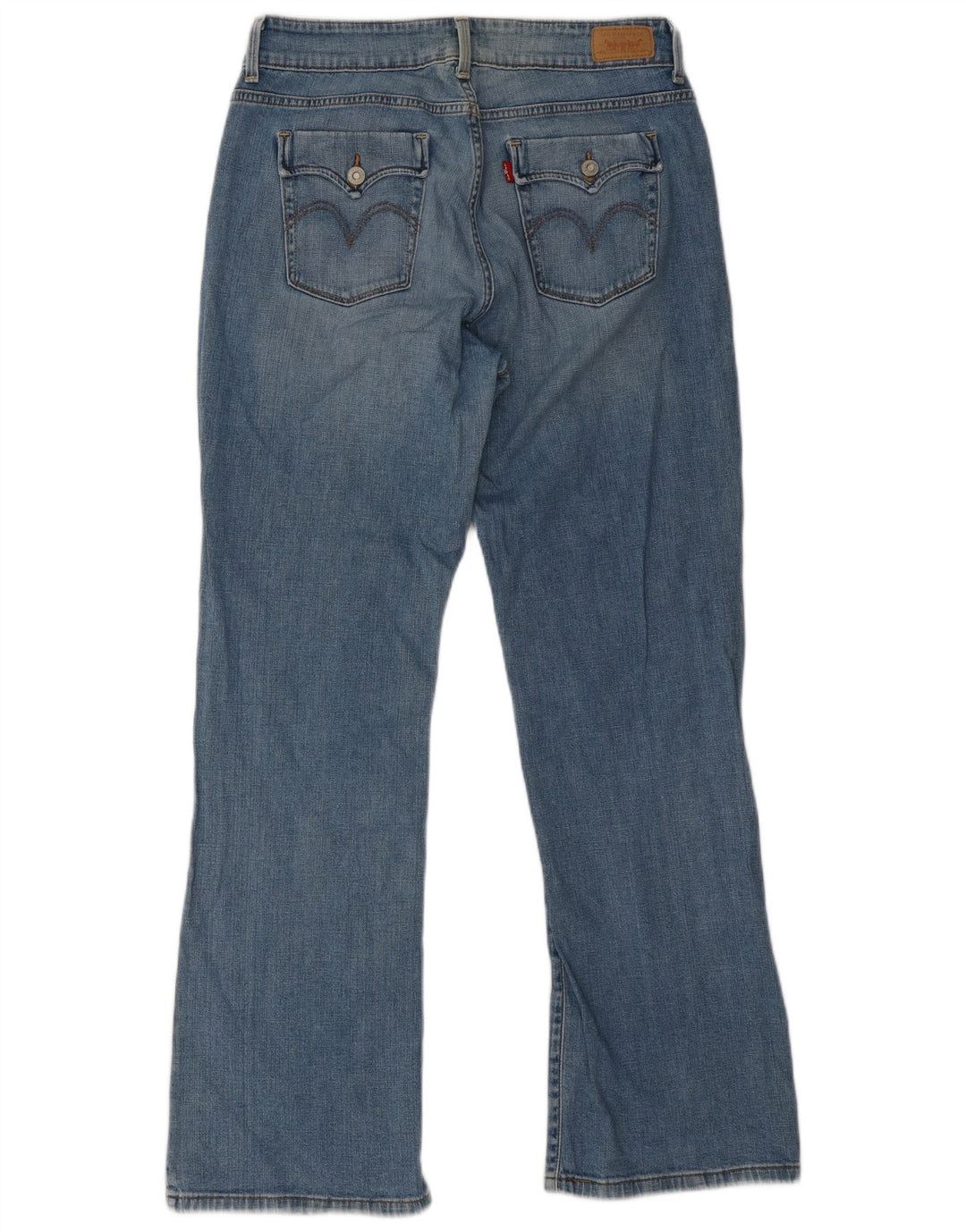 Levi's Damen 528 Curvy Bootcut Jeans US 14 Large W32 L31 Blaue Baumwolle