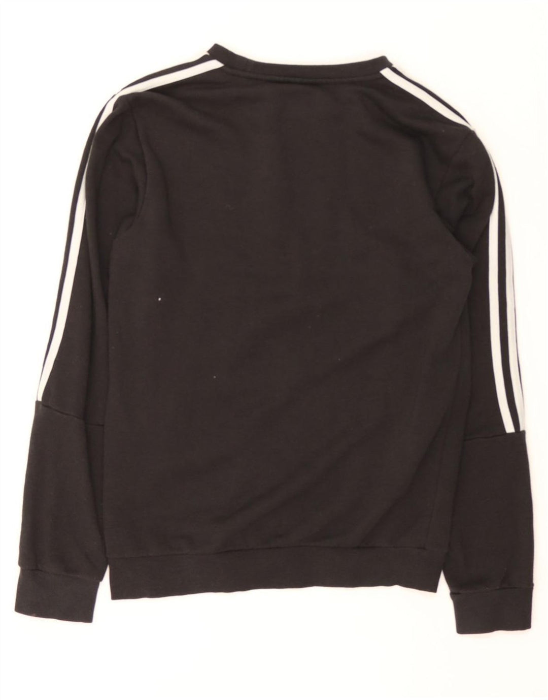 ADIDAS Mens Sweatshirt Jumper Small Black Polyester Vintage Adidas and Second-Hand Adidas from Messina Hembry 