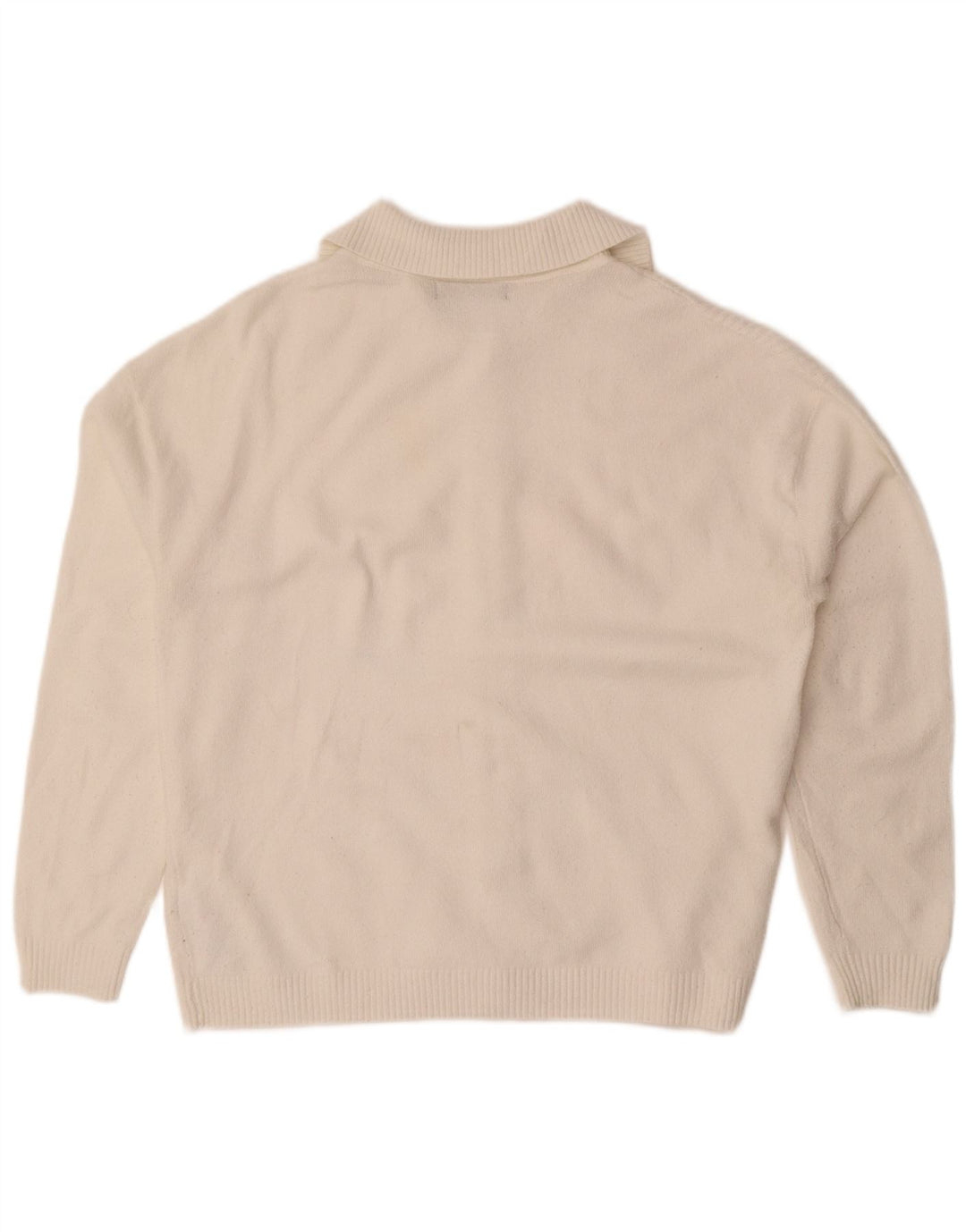 Marks & Spencer Damen-Cardigan mit lockerer Passform, Gr. 14, Mittelweiß