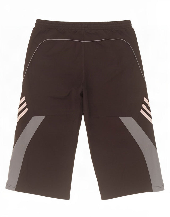 Adidas Herren Bermuda Sport Shorts UK 38 Mittelschwarzes Colourblock-Polyester