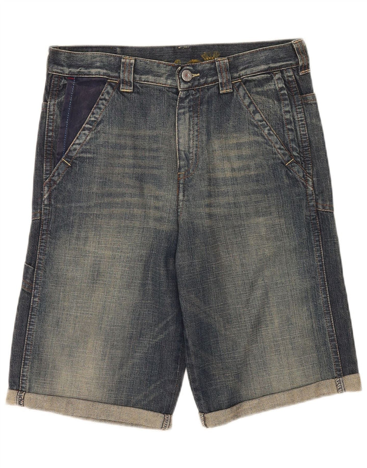 REPLAY Denim-Shorts für Jungen, 11–12 Jahre, W29, marineblaue Baumwolle