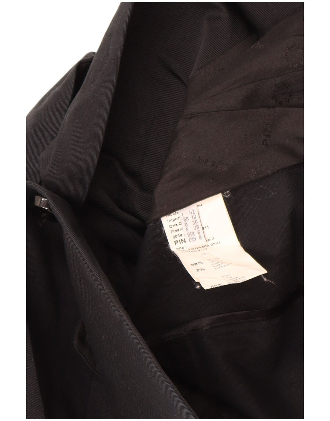 PINKO Damen-Blazer mit 1 Knopf, Gr. 10, Größe S, Schwarz, Baumwolle