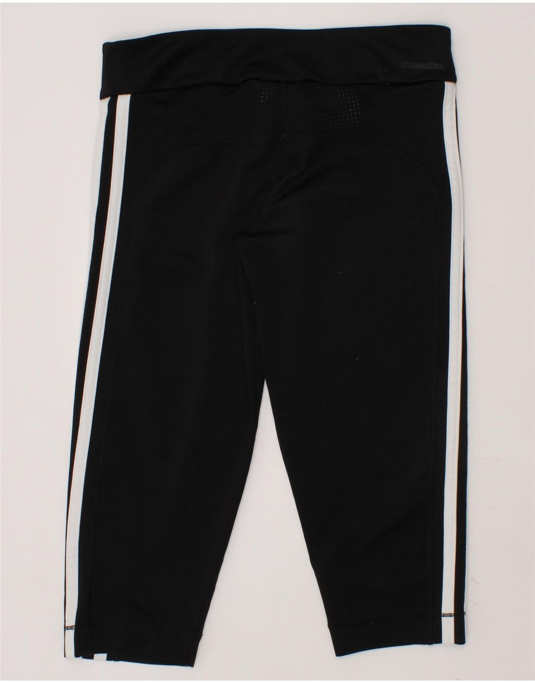 ADIDAS Girls Tracksuit Trousers 9-10 Years Black Polyester Vintage Adidas and Second-Hand Adidas from Messina Hembry 
