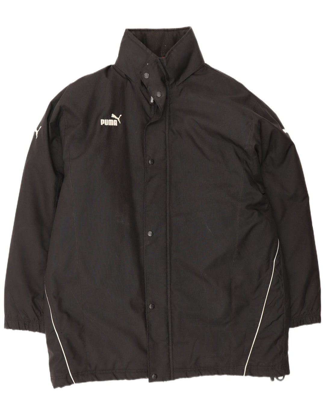 Puma Herren gepolsterter Mantel UK 40 Large Schwarz Polyester