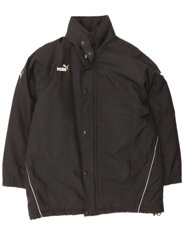 Puma Herren gepolsterter Mantel UK 40 Large Schwarz Polyester