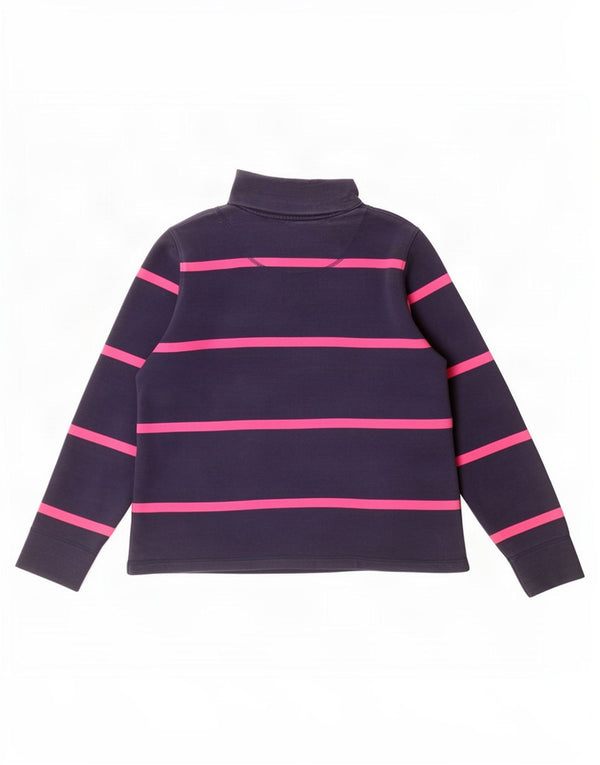 Crew Clothing Womens Sweatshirt Jumper UK 12 Medium Navy Blue Striped