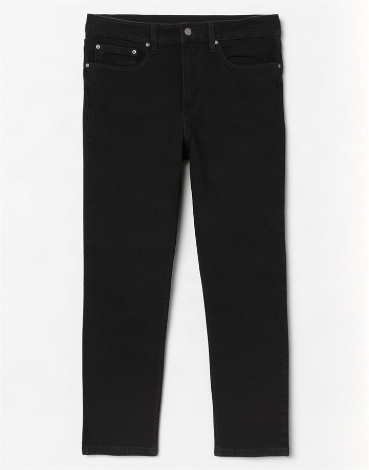Levi's Herren 502 Tapered Jeans W34 L30 Schwarze Baumwolle