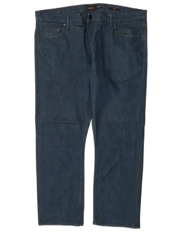 Autograph Herren Slim Jeans W40 L29 Marineblau Baumwolle