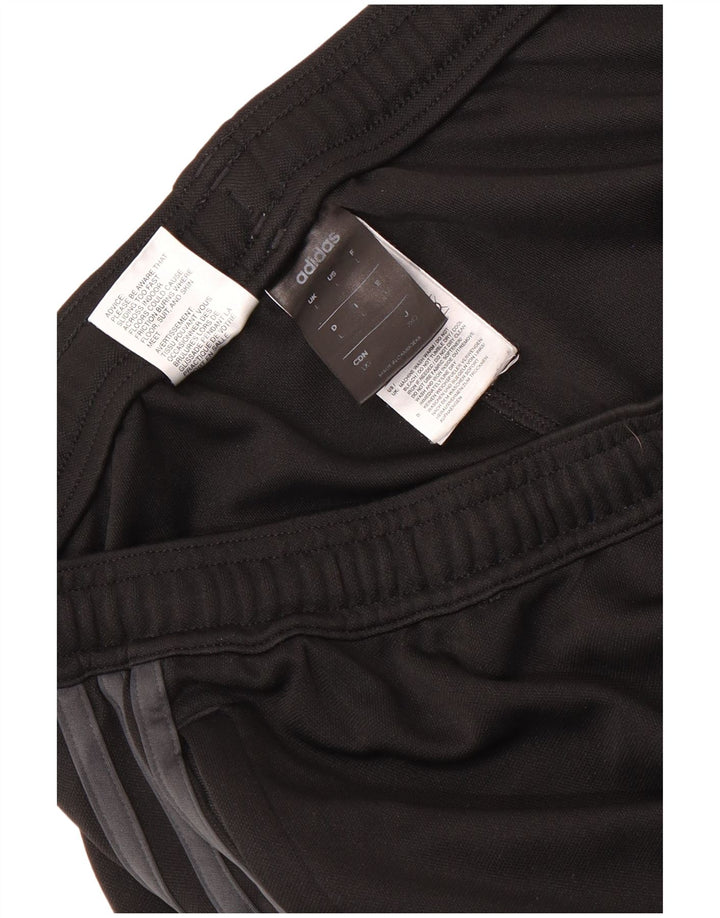 Adidas Herren Climalite-Trainingshose, groß, schwarzes Farbblock-Polyester