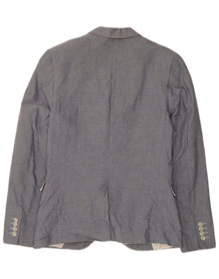 French Connection Herren-Blazer mit 2 Knöpfen, UK 38, Mittelgrau, Polyester