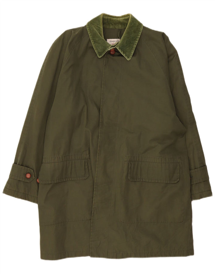 Frankie & Trace Herrenmantel IT 46 Small Khaki Polyester