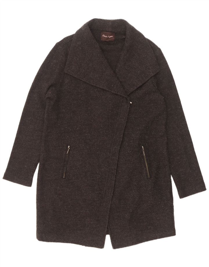 Phase Eight Damen Longline-Cardigan-Pullover UK 16 Große schwarze Wolle