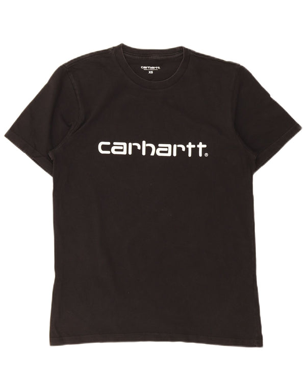 Carhartt Herren Grafik T-Shirt Top XS Schwarz Baumwolle