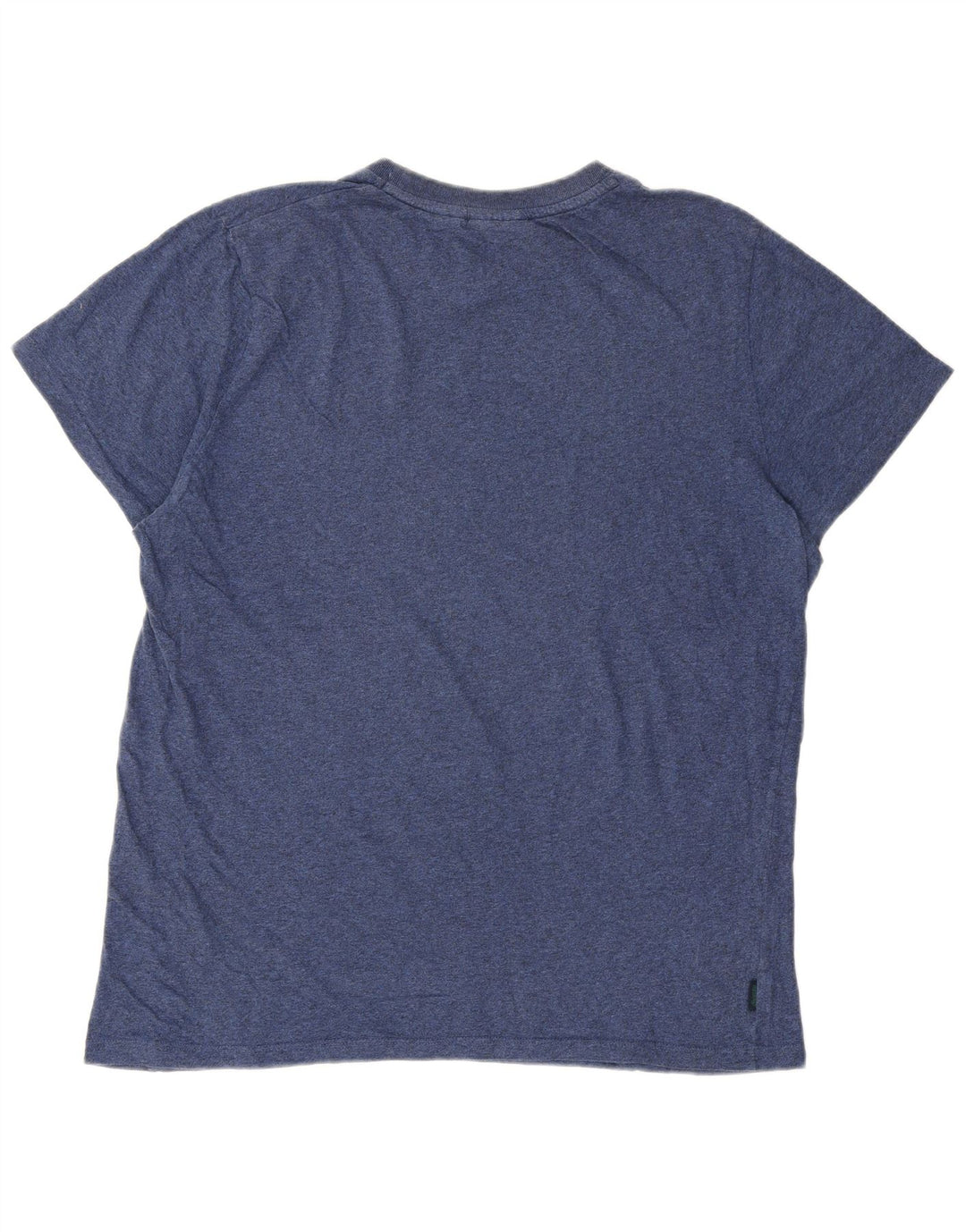 Superdry Herren T-Shirt Top 2XL Blau gefleckte Baumwolle