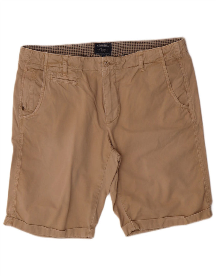 Woolrich Herren Freizeitshorts W36 Large Beige Baumwolle