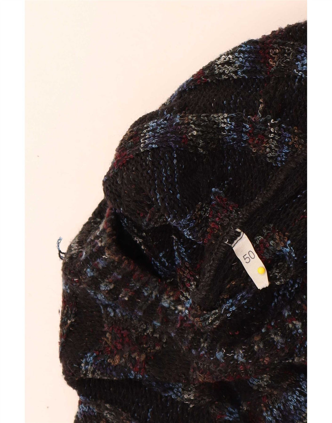Dino Erre Herren-Pullover mit Rundhalsausschnitt, IT 50, mittelgroß, mehrfarbig, gestreift