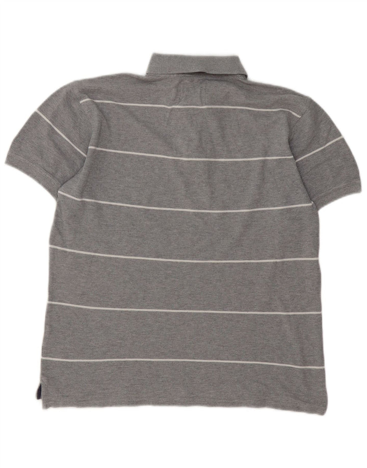 Fila Herren Poloshirt XS Grau gestreift