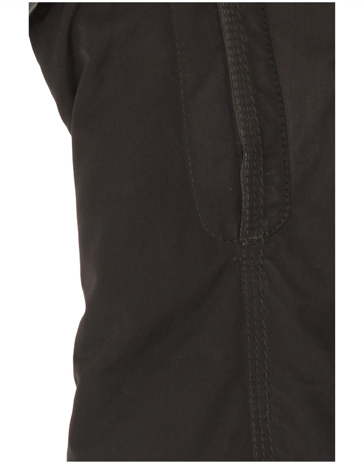 PEUTEREY Wattierte Damenjacke mit Kapuze IT 42 Mittelschwarzes Polyamid