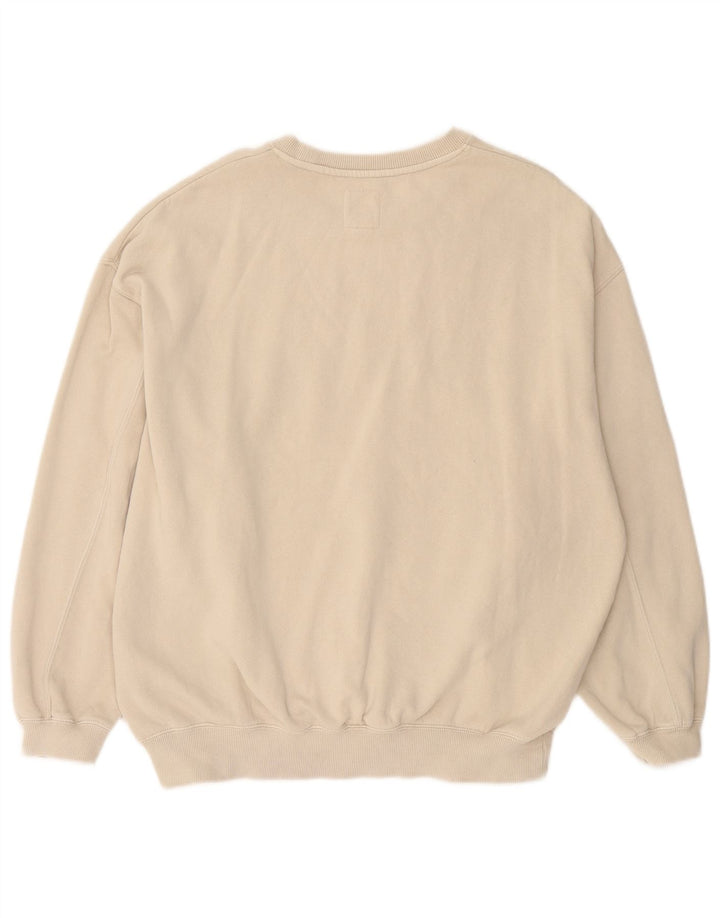 Billabong Damen-Sweatshirt in Übergröße, Größe UK 12, mittelgrau, aus Baumwolle