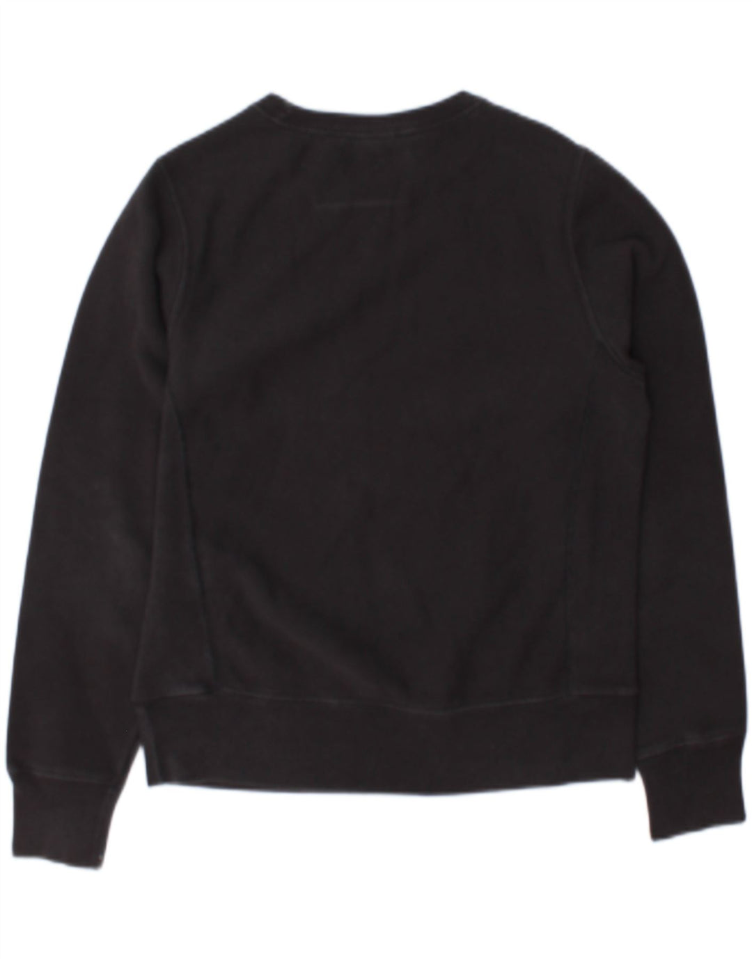 Champion Womens Graphic Oversized Sweatshirt Pullover UK 10 Small Schwarz