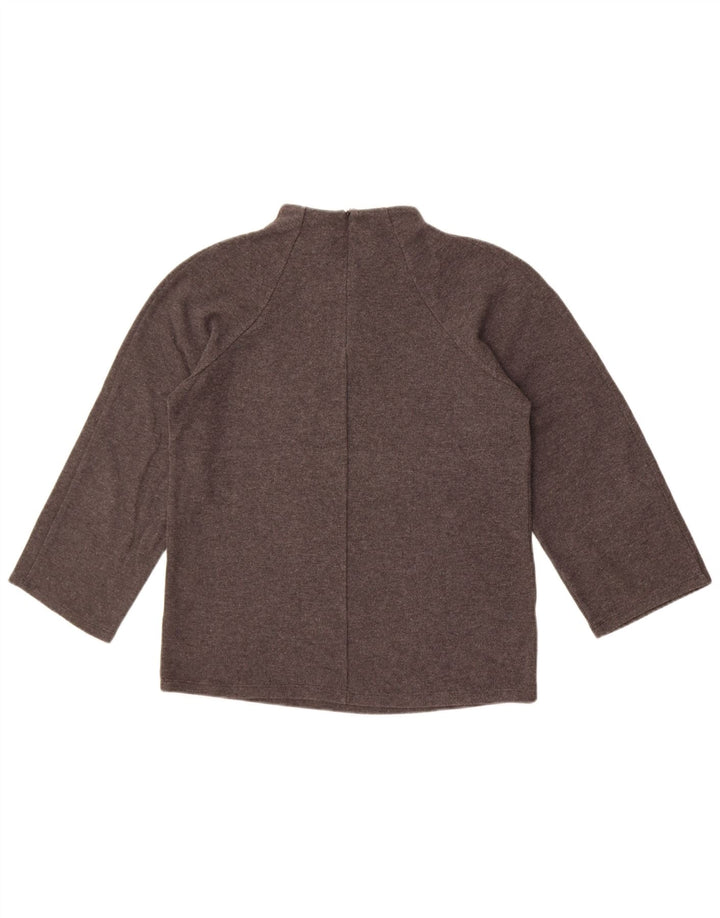 Marks & Spencer Damen-Pullover mit Rollkragen, UK 12, Mittelgrau