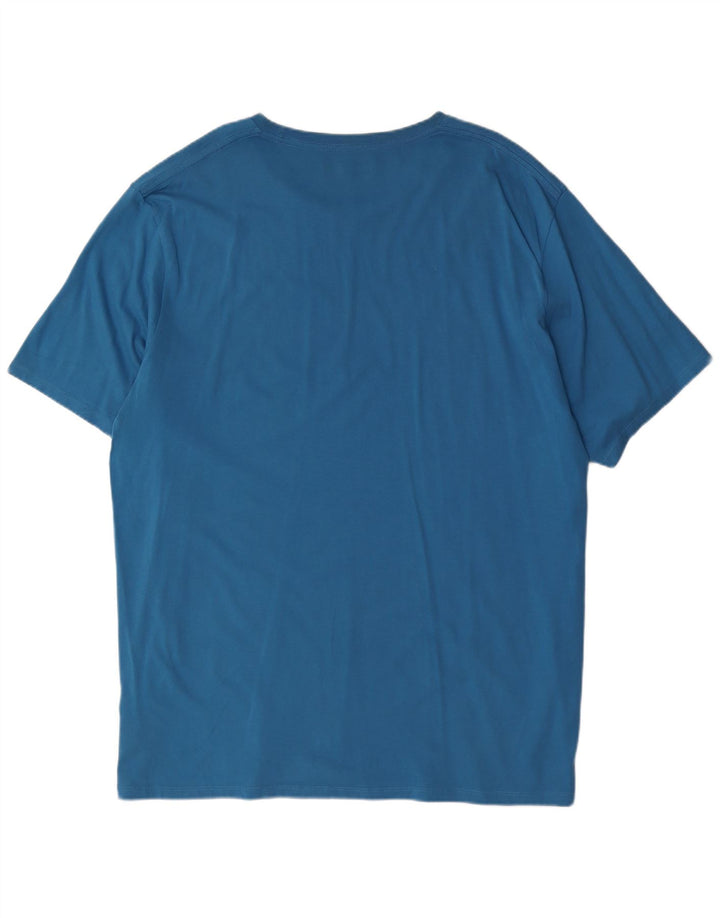 Wrangler Herren T-Shirt Top 2XL Blaue Baumwolle