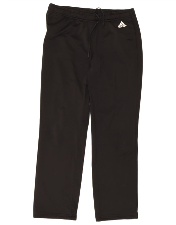 Adidas Damen Trainingshose UK 16/18 Large Schwarz Polyester