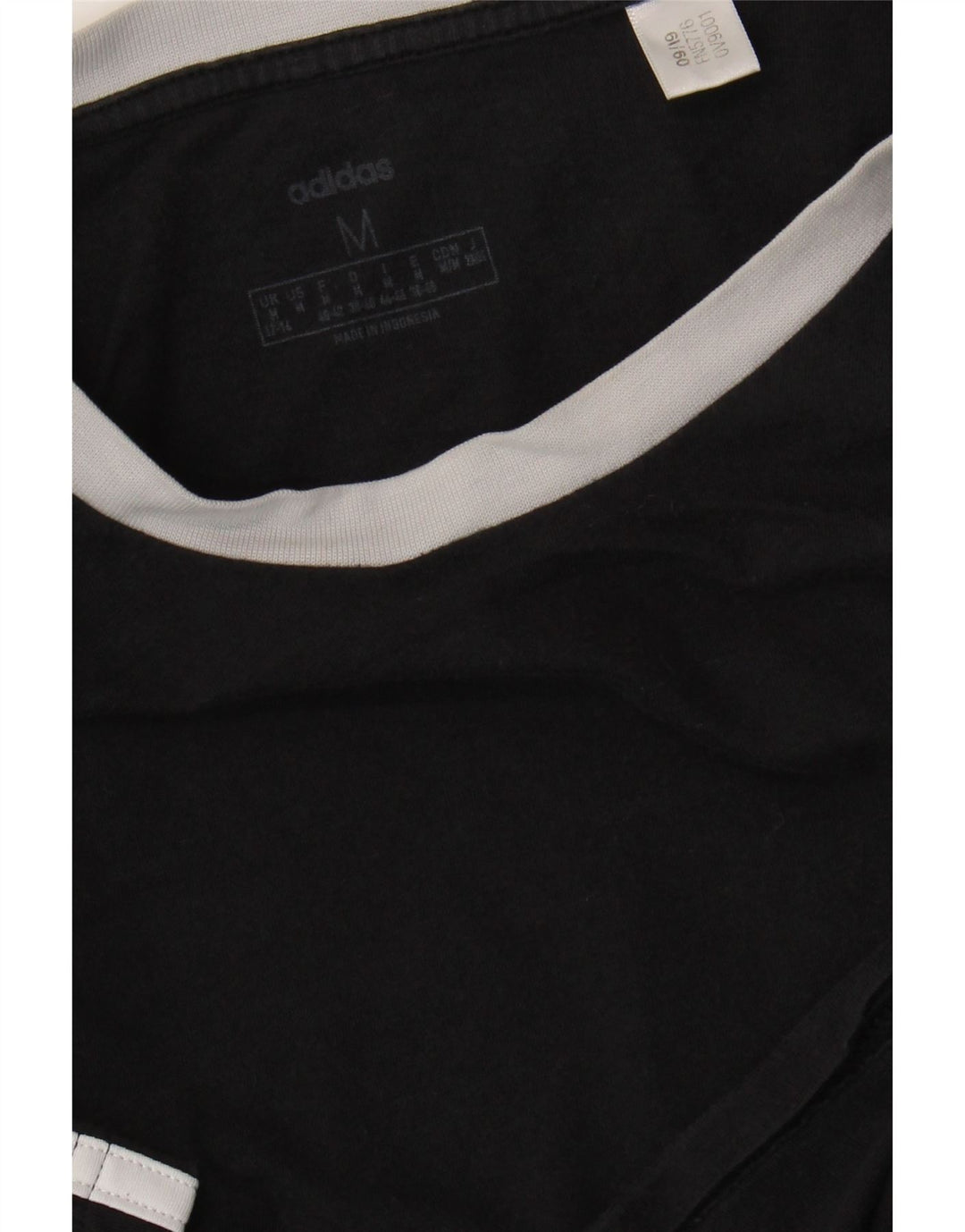 Adidas Damen Graphic T-Shirt Top UK 12/14 Medium Schwarz