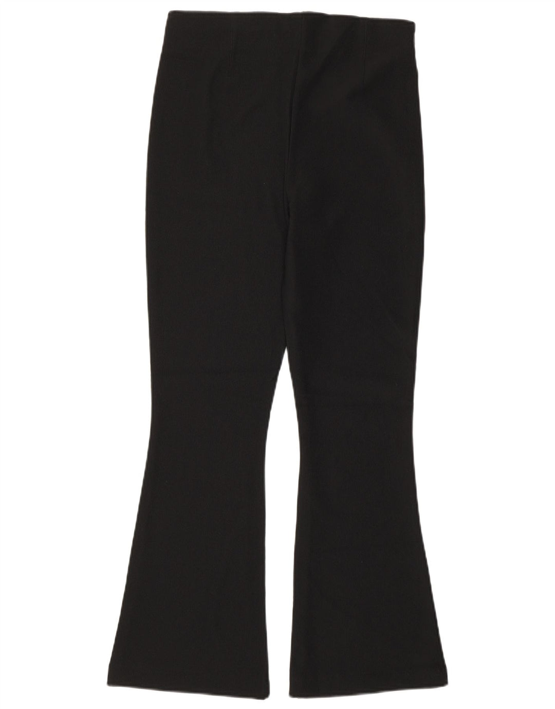Zara Damen Flare Freizeithose Medium W28 L28 Schwarz Polyester