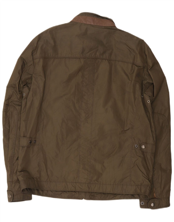 Massimo Dutti Herren Utility Jacke UK 36 Small Khaki