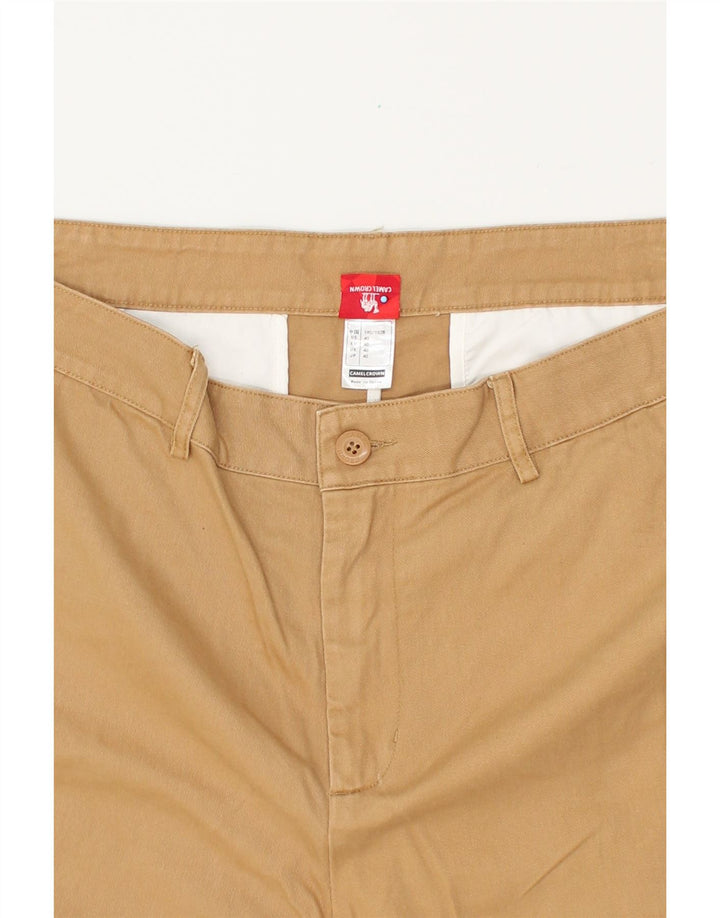 CAMEL CROWN Mens Cargo Shorts W40 XL Beige Cotton Vintage Camel Crown and Second-Hand Camel Crown from Messina Hembry 