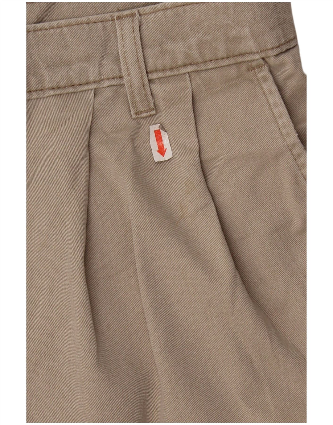 DOCKERS Herren Khakis Pegged Chino Shorts W36 Large Beige Baumwolle