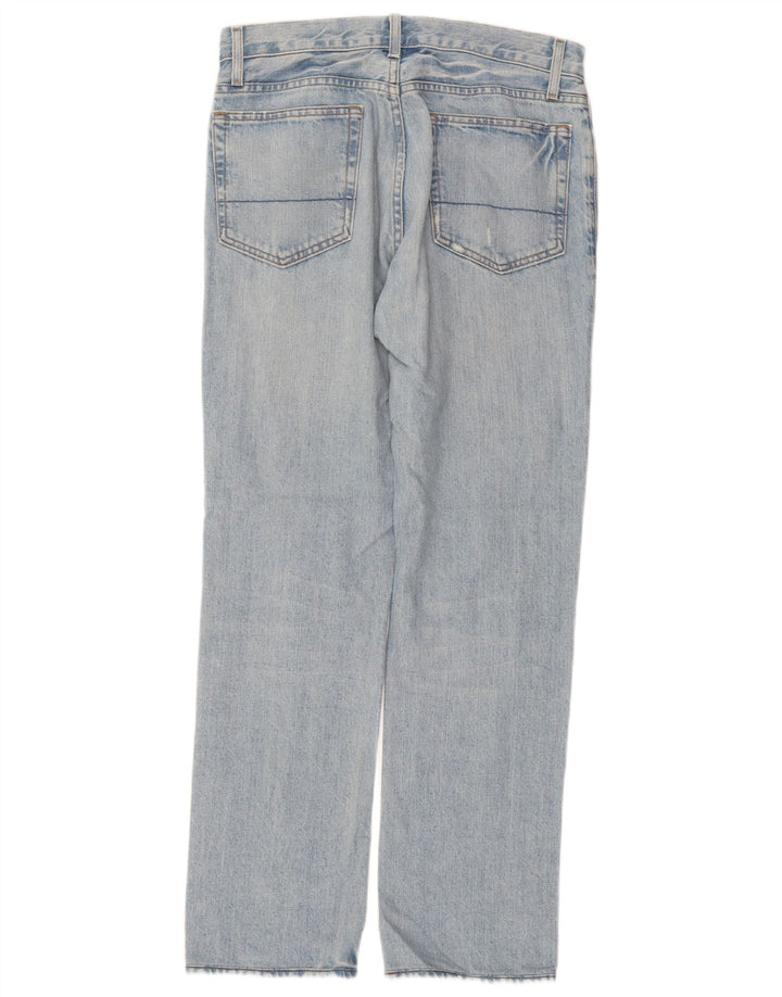 J. Crew Herren Straight Jeans W30 L32 Blaue Baumwolle