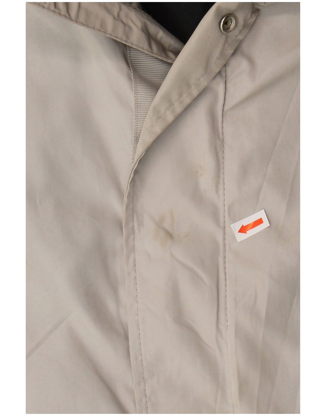 ZARA Mens Hooded Windbreaker Jacket UK 42 XL Grey Polyester