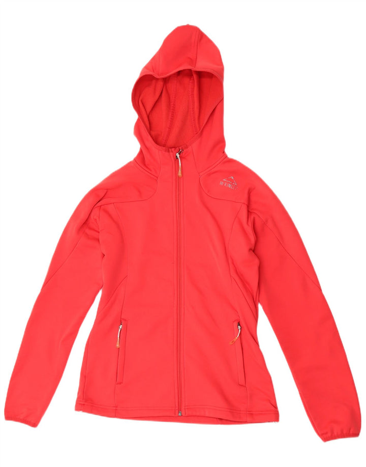 McKinley Damen-Kapuzenpullover mit Reißverschluss, UK 10, Größe S, Rot, Polyester