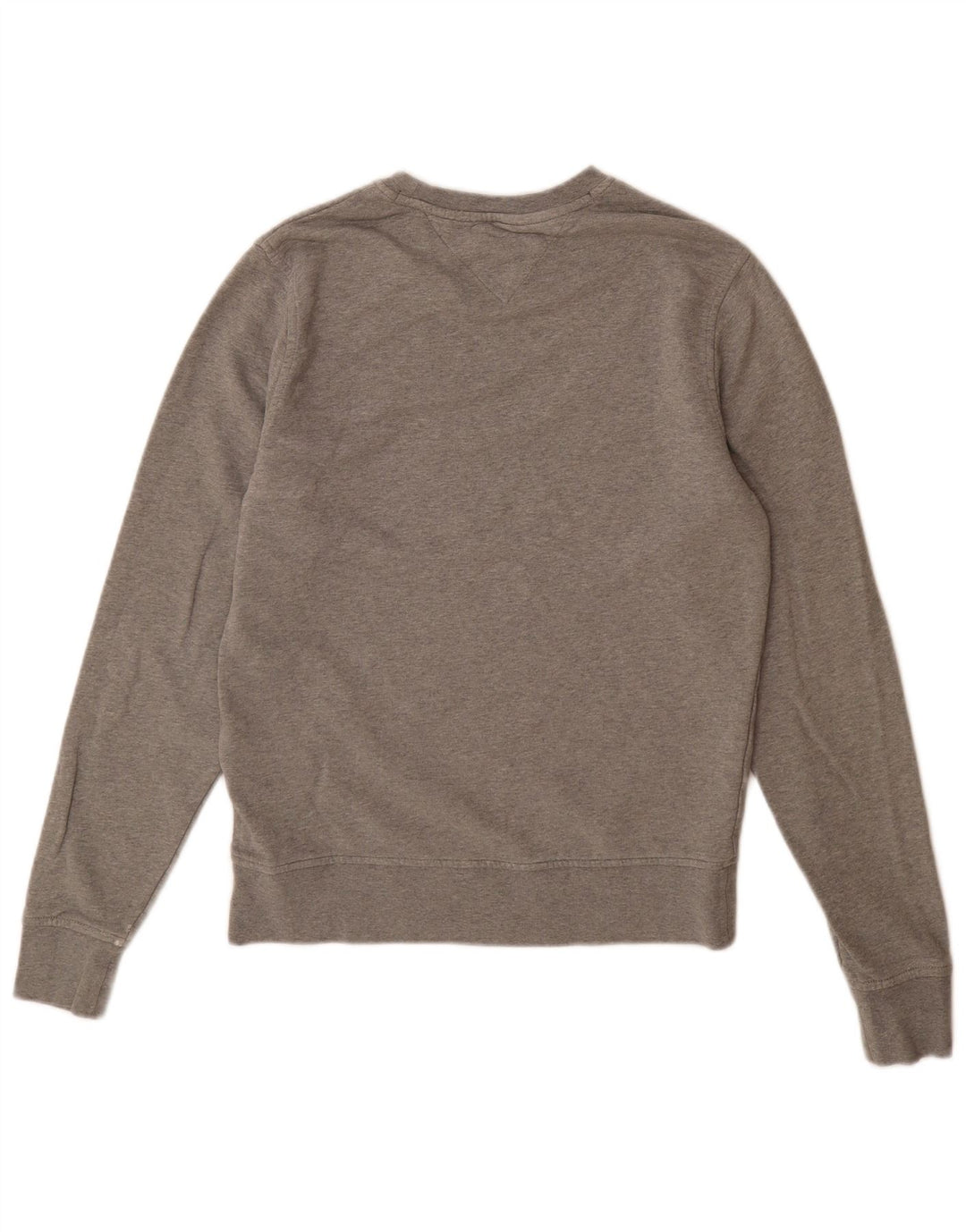 Tommy Hilfiger Herren-Sweatshirt-Pullover, klein, grau gefleckte Baumwolle